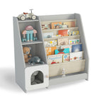 4 Tier Children's Bookshelf with Doors