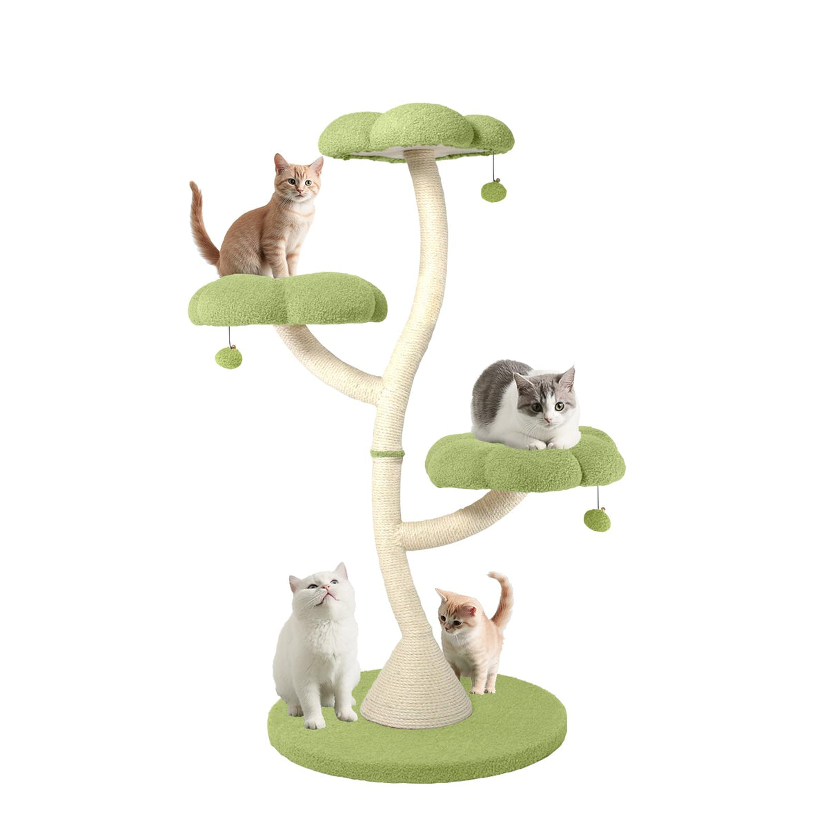 3-Tier Flower-Shaped Cat Tree