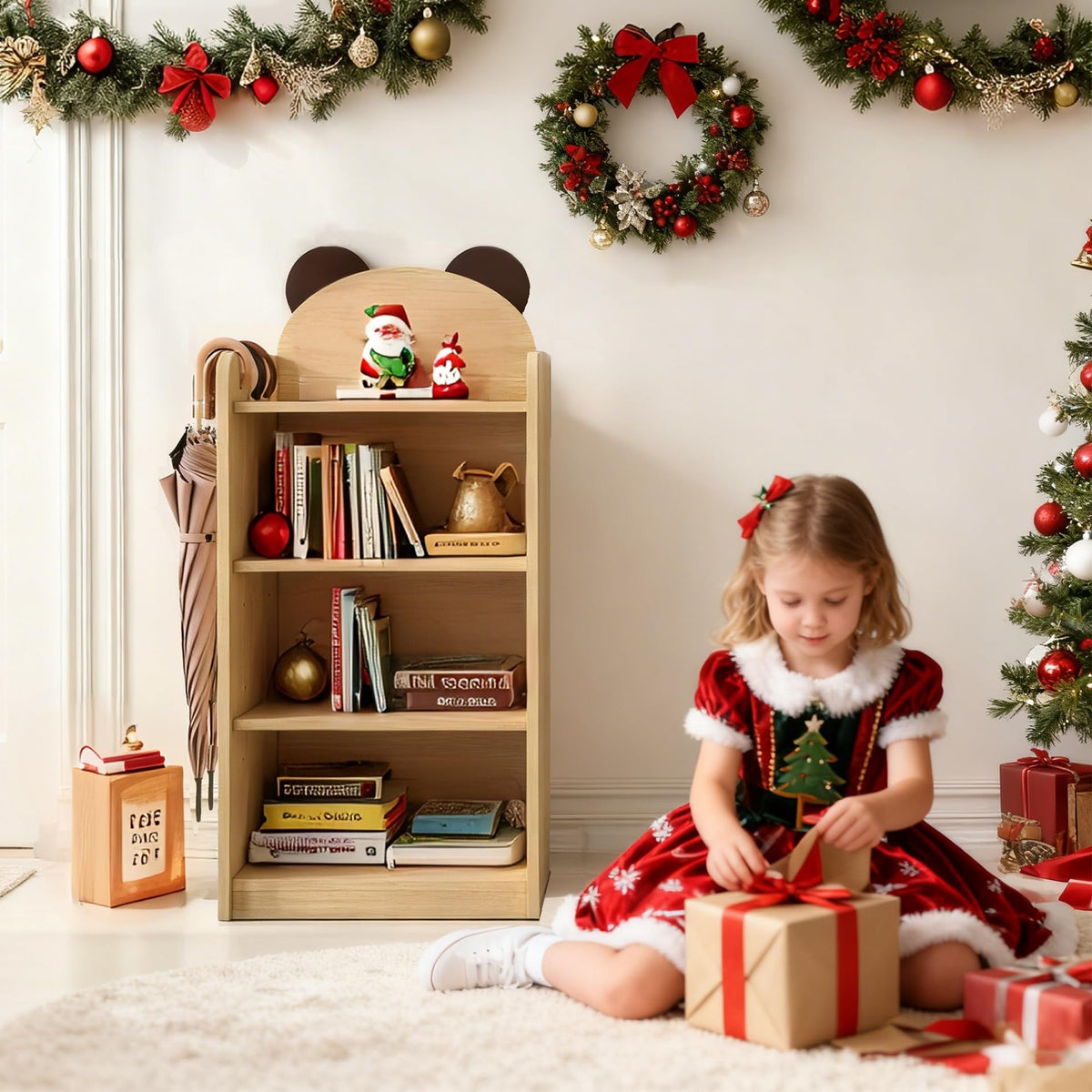 3-Tier Adjustable  Children's Bookcase