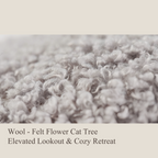 3-Tier Flower-Shaped Cat Tree