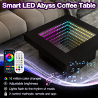 Endless-Depth Mirror Coffee Table