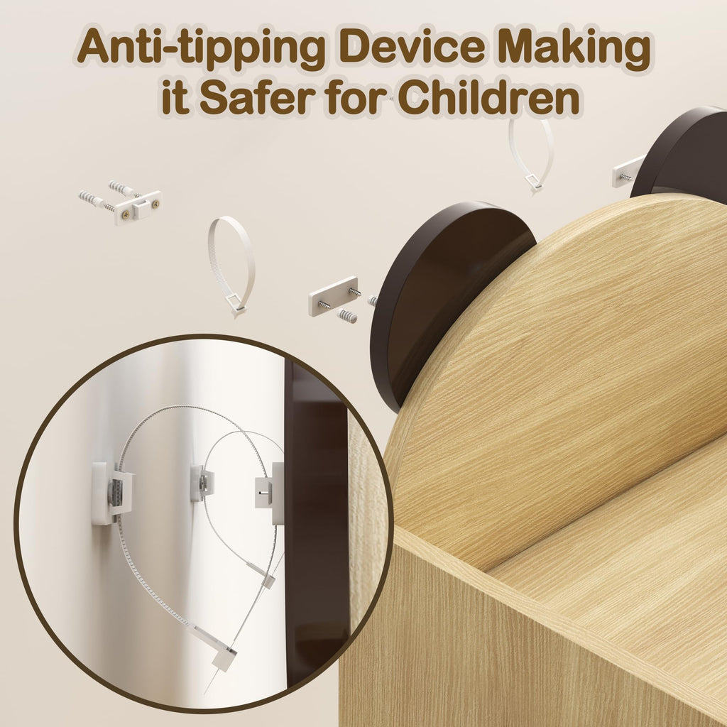 3-Tier Adjustable  Children's Bookcase