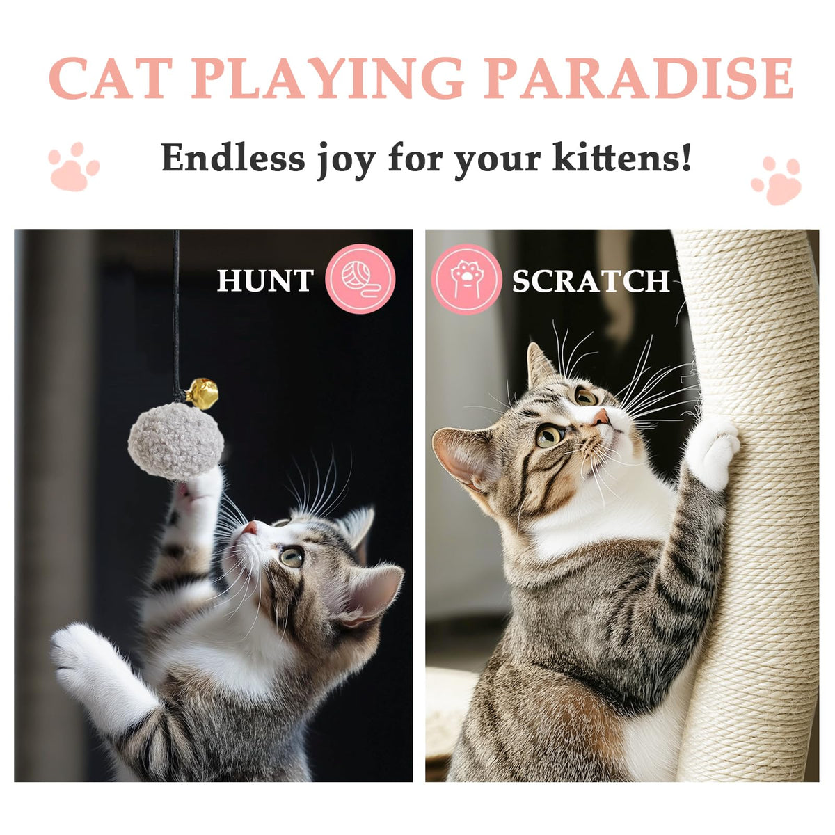 3-Tier Flower-Shaped Cat Tree