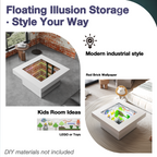 Endless-Depth Mirror Coffee Table