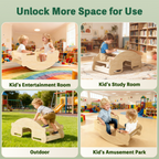 Children's multi-functional activity table