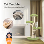 3-Tier Flower-Shaped Cat Tree