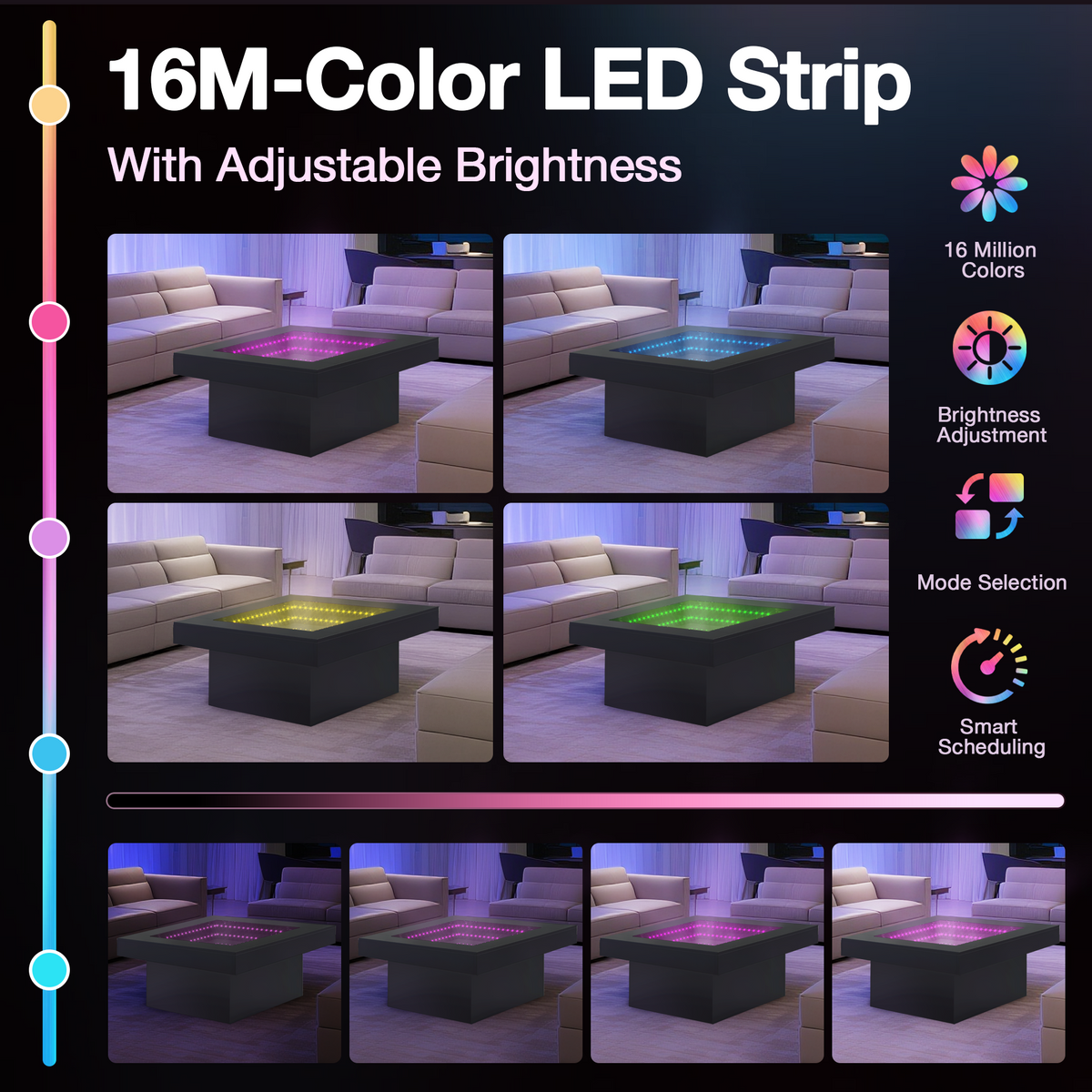 Endless-Depth Mirror Coffee Table