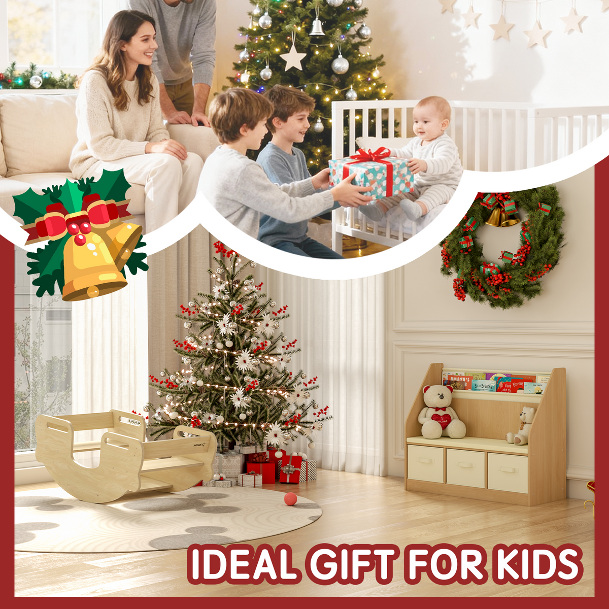 Multifunctional children's reading corner