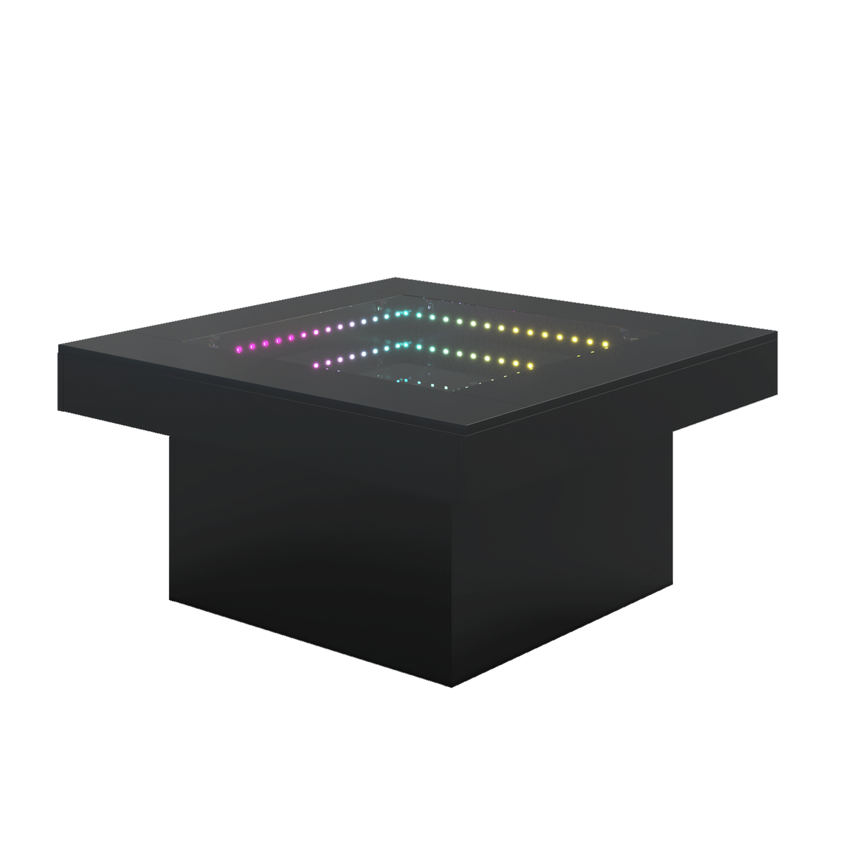 Endless-Depth Mirror Coffee Table