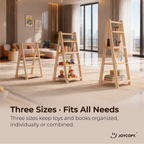 Adjustable Trapezoid Storage Rack/Bookshelf