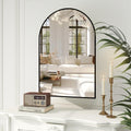 Arched Mirror Cabinet | 36" ×24" with Large Storage