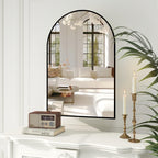 Arched Mirror Cabinet | 36" ×24" with Large Storage