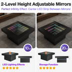Endless-Depth Mirror Coffee Table
