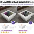 Endless-Depth Mirror Coffee Table