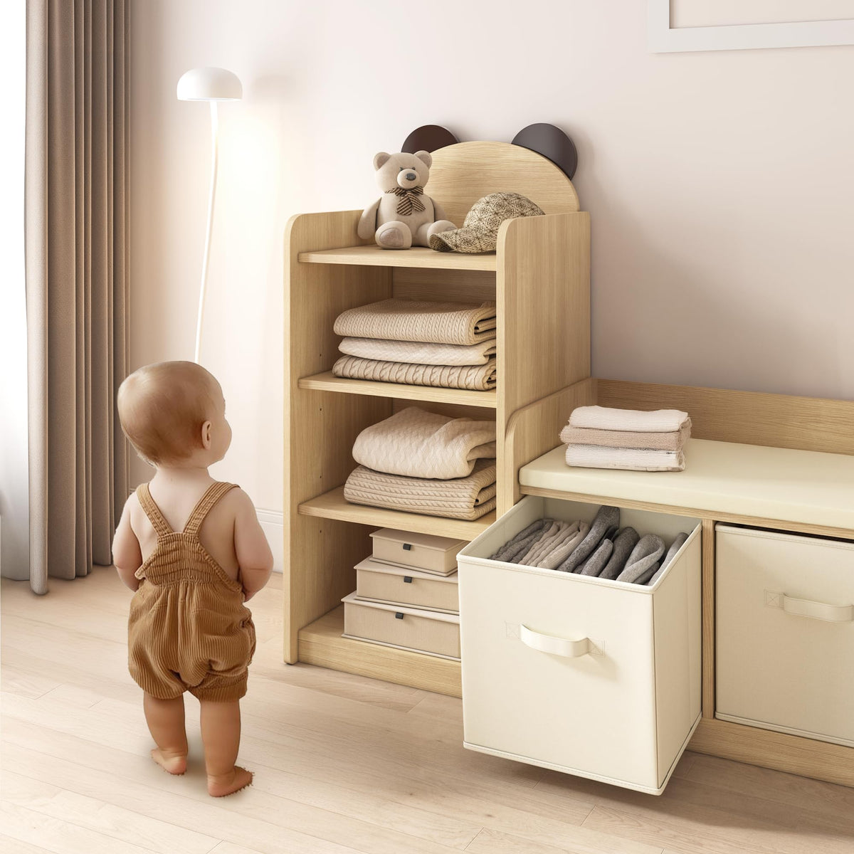 3-Tier Adjustable  Children's Bookcase