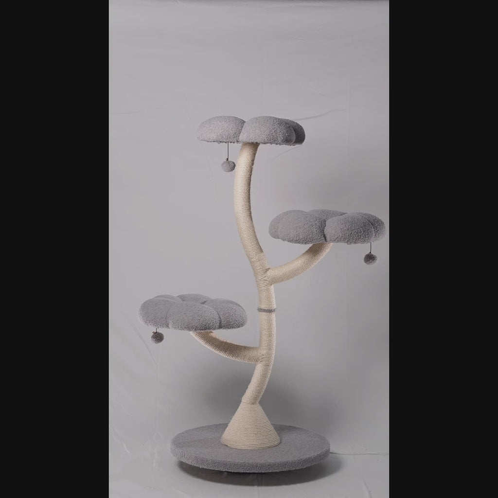 3-Tier Flower-Shaped Cat Tree